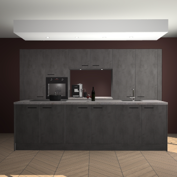 Beton Antraciet keuken Lodz 69021