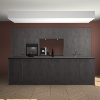 Beton Antraciet keuken Lodz 69026
