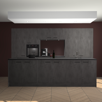 Beton Antraciet keuken Lodz 69029