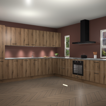 Goud Eiken keuken Solola 87055