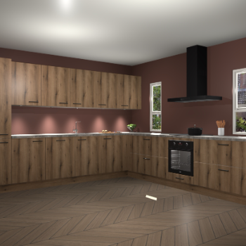 Goud Eiken keuken Solola 87042