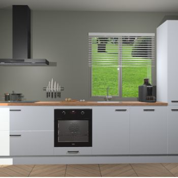 Sneeuwwitte hoogglans keuken Antigua 47088