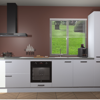 Sneeuwwitte hoogglans keuken Antigua 47100