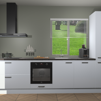 Sneeuwwitte hoogglans keuken Antigua 47107