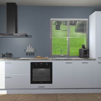 Sneeuwwitte hoogglans keuken Antigua 47127