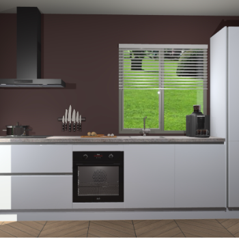 Sneeuwwitte hoogglans greeploze keuken Antigua 47134