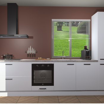 Sneeuwwitte hoogglans keuken Antigua 47135