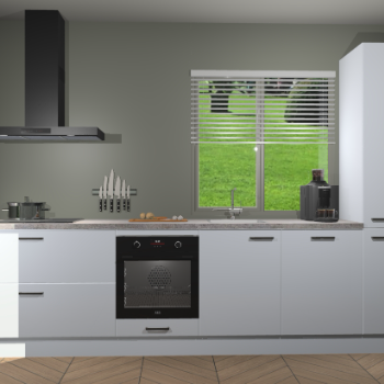 Sneeuwwitte hoogglans keuken Antigua 47136