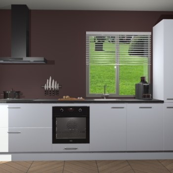 Sneeuwwitte hoogglans keuken Antigua 47150