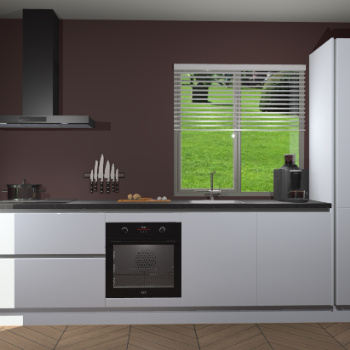 Sneeuwwitte hoogglans greeploze keuken Antigua 47153