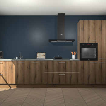 Goud Eiken keuken Leuven 48145