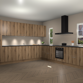 Goud Eiken keuken Solola 87024