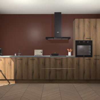 Goud Eiken keuken Leuven 48152