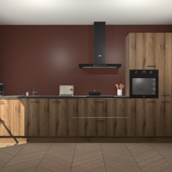 Goud Eiken keuken Leuven 48223