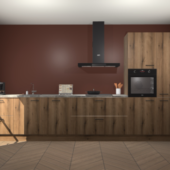 Goud Eiken keuken Leuven 48241