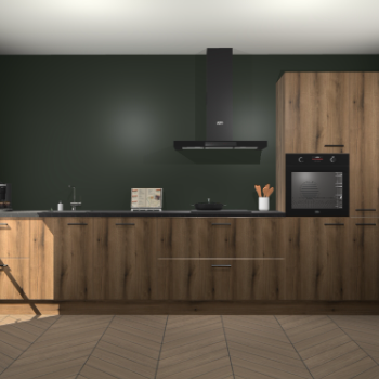 Goud Eiken keuken Leuven 48309