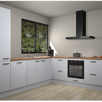 Sneeuwwitte hoogglans keuken Benidorm 47845