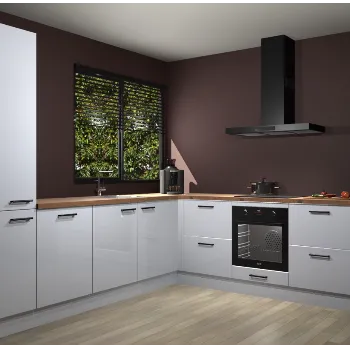 Sneeuwwitte hoogglans keuken Benidorm 47821