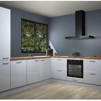 Sneeuwwitte hoogglans keuken Benidorm 47756