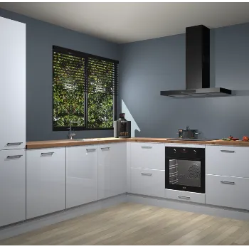 Sneeuwwitte hoogglans keuken Benidorm 47756