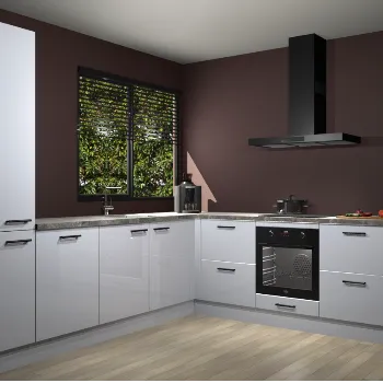 Sneeuwwitte hoogglans keuken Benidorm 47920