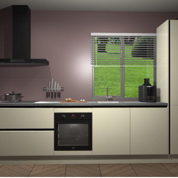 Magnolia hoogglans greeploze keuken Antigua 47307