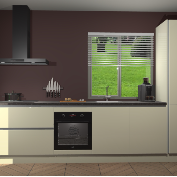 Magnolia hoogglans greeploze keuken Antigua 47310