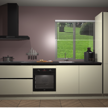 Magnolia hoogglans greeploze keuken Antigua 47380