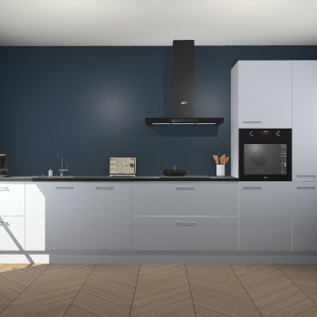 Sneeuwwitte hoogglans keuken Leuven 49618