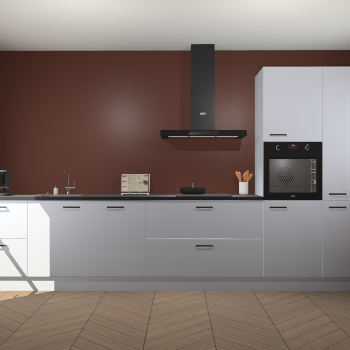 Sneeuwwitte hoogglans keuken Leuven 49625