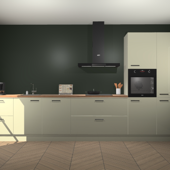 Magnolia hoogglans keuken Leuven 49859