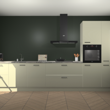 Magnolia hoogglans keuken Leuven 49982