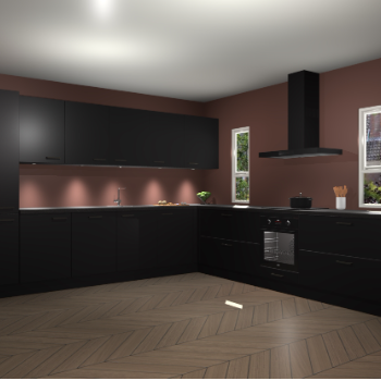 Zwarte keuken Solola 86995