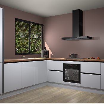 Sneeuwwitte greeploze keuken Benidorm 50470