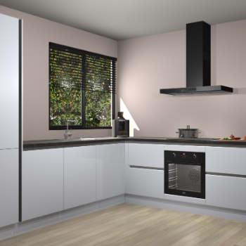 Sneeuwwitte greeploze keuken Benidorm 50507