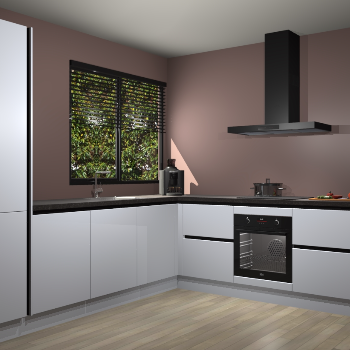 Sneeuwwitte greeploze keuken Benidorm 50510