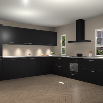 Zwarte keuken Solola 87003