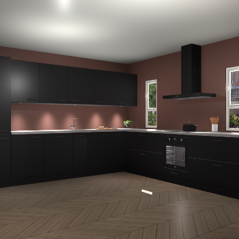 Zwarte keuken Solola 87007