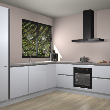 Sneeuwwitte greeploze keuken Benidorm 50536