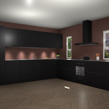 Zwarte keuken Solola 87014