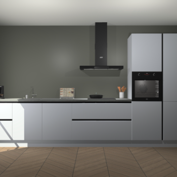 Sneeuwwitte greeploze keuken Leuven 48715