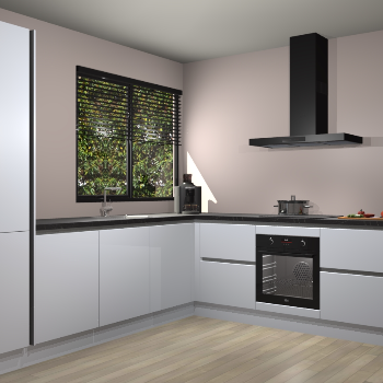 Sneeuwwitte greeploze keuken Benidorm 50543