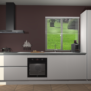 Zijdegrijze greeploze keuken Antigua 46534