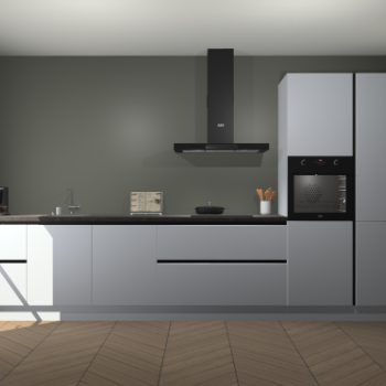 Sneeuwwitte greeploze keuken Leuven 48746