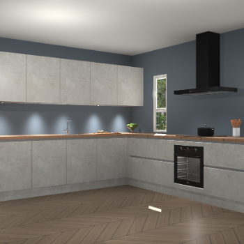 Beton Opal greeploze keuken Solola 87640