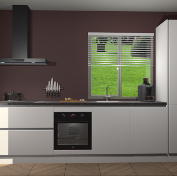 Zijdegrijze greeploze keuken Antigua 46593