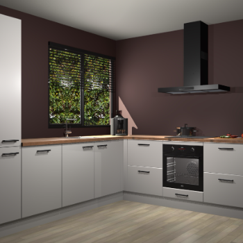 Zijdegrijze keuken Benidorm 50649