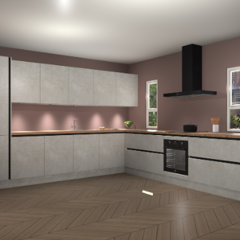 Beton Opal greeploze keuken Solola 87643