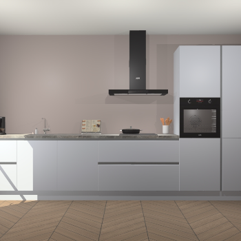 Sneeuwwitte greeploze keuken Leuven 48759