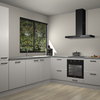 Zijdegrijze keuken Benidorm 50676